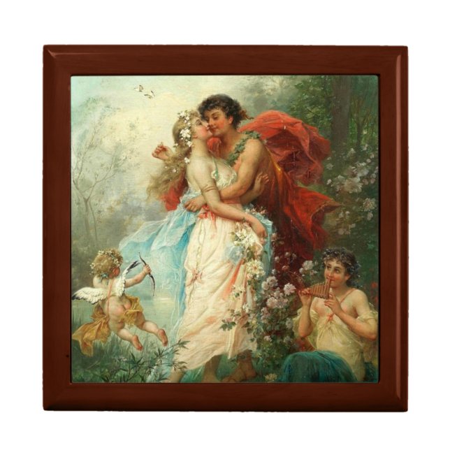 Wooden Jewelry Keepsake Box (Front)