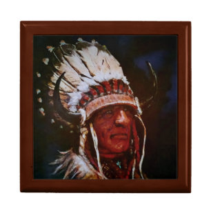 Wooden Jewelry Keepsake Box