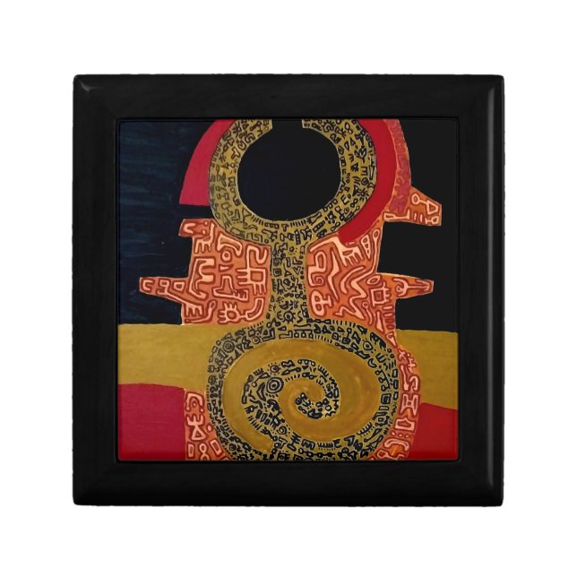 Wooden Jewelry Keepsake Box (Front)