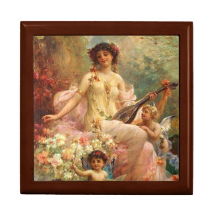 Wooden Jewelry Keepsake Box