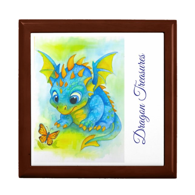 Wooden Jewelry Keepsake Box (Front)