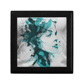 Wooden Jewelry Keepsake Box