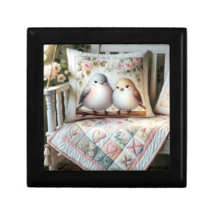 Wooden Jewelry Keepsake Box