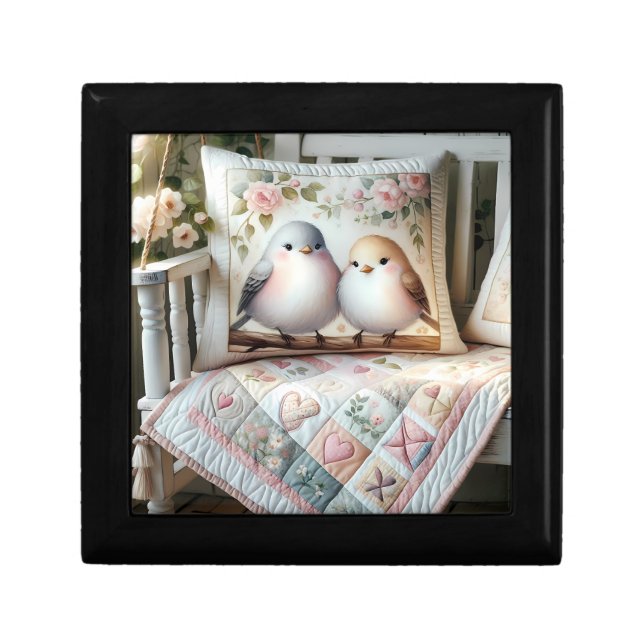 Wooden Jewelry Keepsake Box (Front)