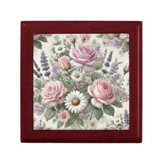 Wooden Jewelry Keepsake Box