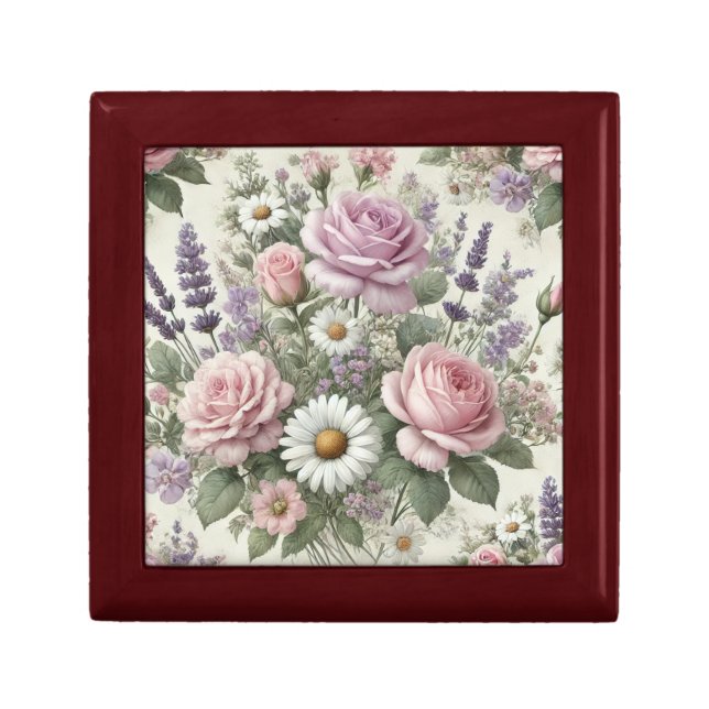 Wooden Jewelry Keepsake Box (Front)