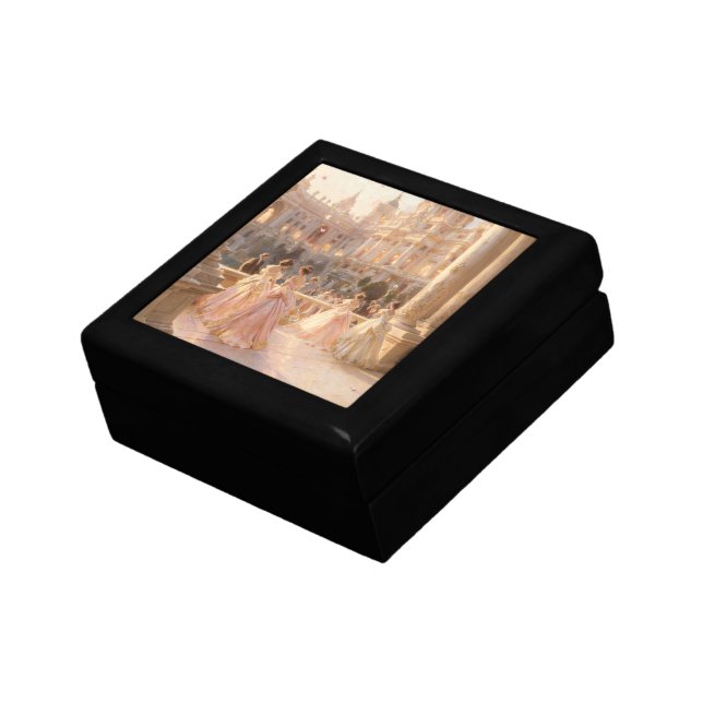Wooden Jewelry Keepsake Box (Side)