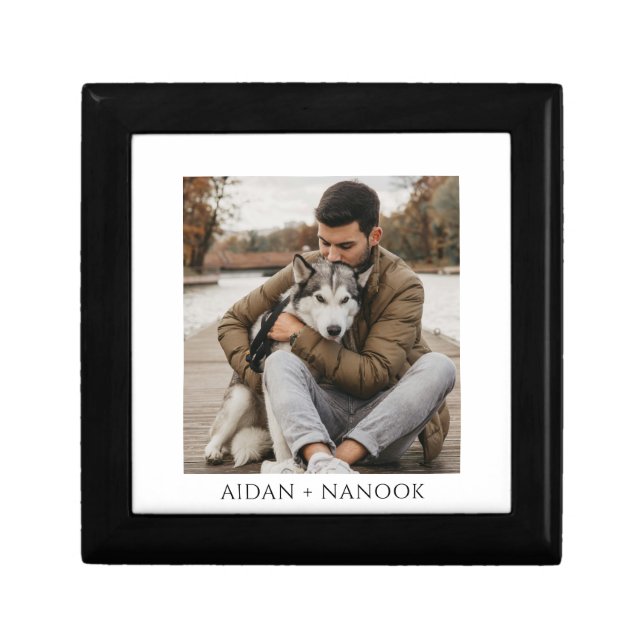 Wooden Jewelry Keepsake Box (Front)