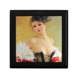 Wooden Jewelry Keepsake Box