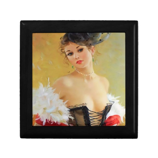 Wooden Jewelry Keepsake Box (Front)