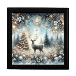 Wooden Jewelry Keepsake Box-Christmas Vintage Gift Box