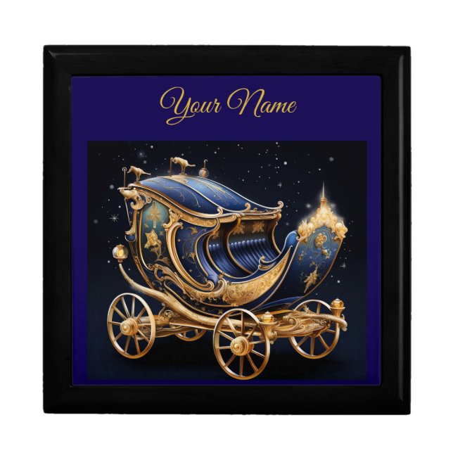 Wooden Jewelry Keepsake Box-Personalised Xmas Gift Box (Front)