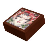 Wooden Jewelry Keepsake Box - The Poppy Fairy (Side)