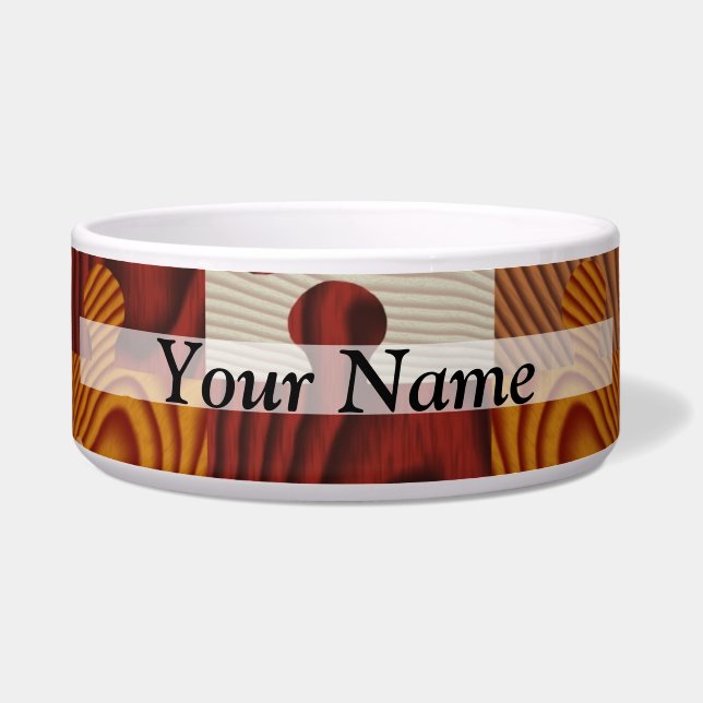 Wooden jigsaw puzzle bowl (Front)