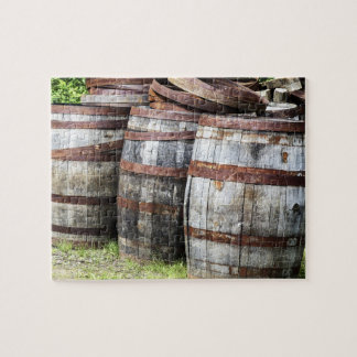 Wooden Keg Barrels Jigsaw Puzzle