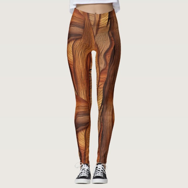 Wooden Leggings – Pretty (Front)