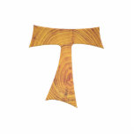 Wooden Look Franciscan Tau Cross Cutout<br><div class="desc">Wooden Look Franciscan Tau Cross.  This design is also available on over 50 other different products! Thank you for shopping my designs. God bless you and yours!</div>