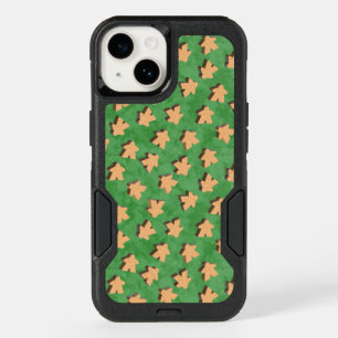 Wooden Meeples on Green OtterBox iPhone 14 Case