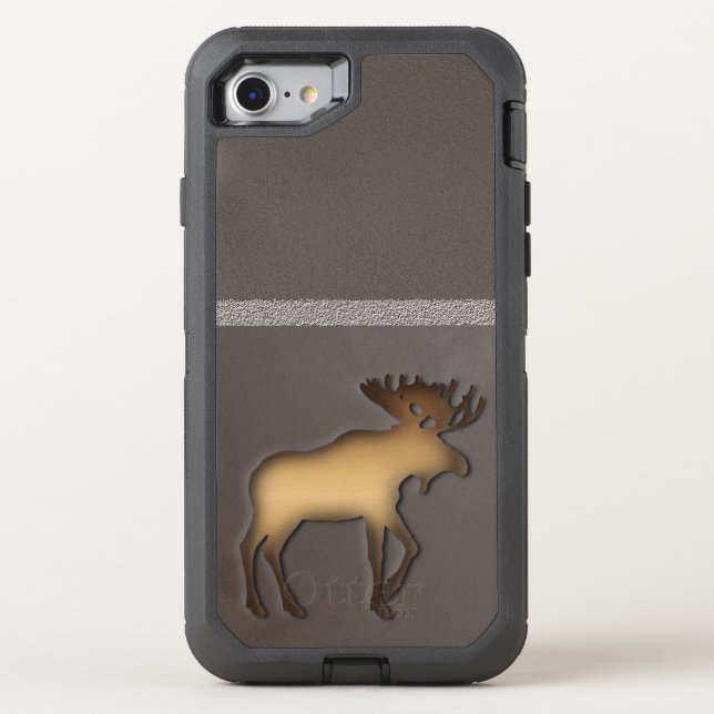 Wooden Moose Otterbox Otterbox iPhone Case (Back)
