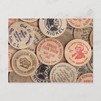 Wooden Nickels Postcard