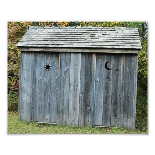 Wooden Outhouse Photo Print