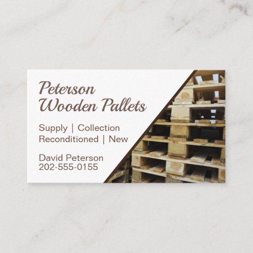 Wooden Pallet Business Card