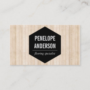 Wooden Panels Business Card