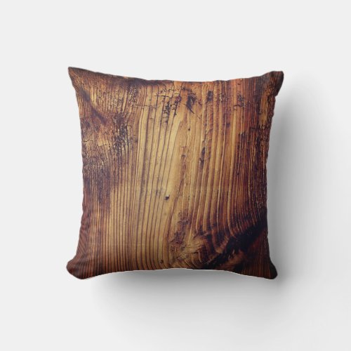 Wooden Pattern Outdoor Pillow