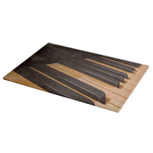 Wooden Piano Keys Cutting Board