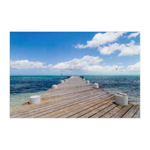 Wooden Pier Acrylic Print