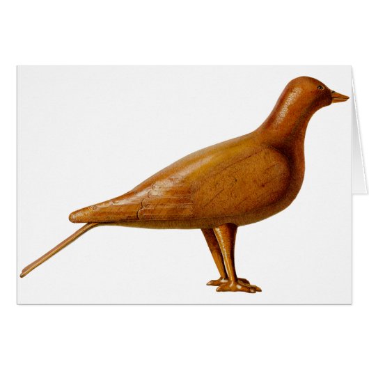 Wooden Pigeon Cards (Front Horizontal)