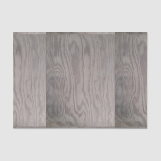 Wooden plank effect elegant wood grain  tissue paper (Front)