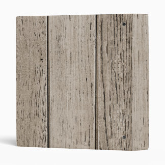 Wooden Planks 3 Ring Binder