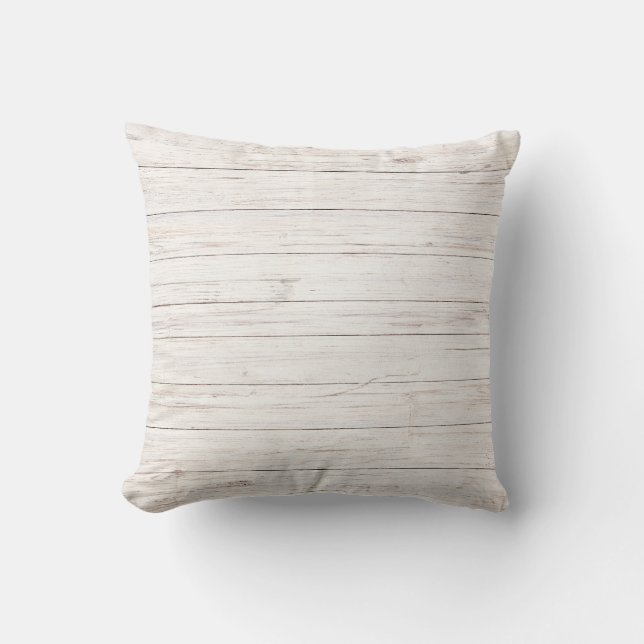 wooden planks throw pillow (Front)