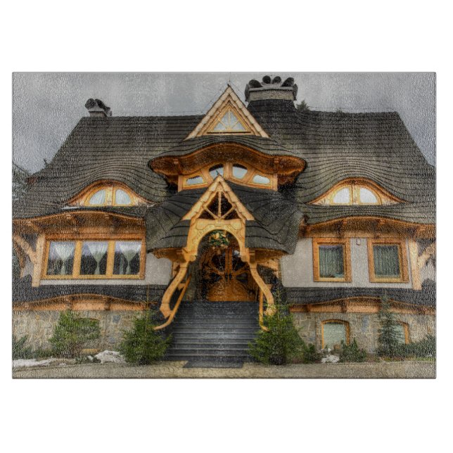 Wooden Polish House In Zakopane Cutting Board (Front)