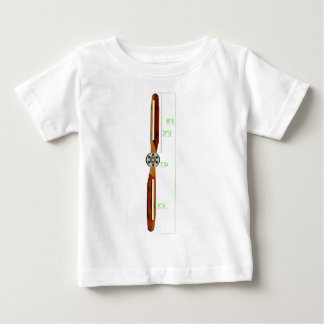 Wooden Propeller Schematic Prop Plane Baby T-Shirt