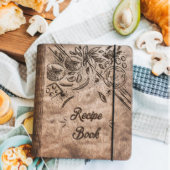 Wooden Recipe Book Spice (Front)