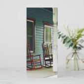 Wooden Rocking Chairs on Porch (Standing Front)