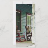 Wooden Rocking Chairs on Porch (Front)