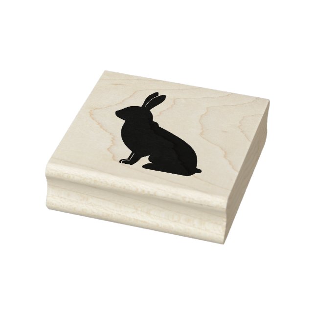 Wooden Rubber Stamps - Rabbit (Stamp)