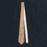 Wooden Rule Necktie<br><div class="desc">Unusual Unique Fun Wooden Rule Necktie</div>