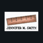 Wooden Ruler Math Teacher Tutor Mathematics School Business Card<br><div class="desc">Simply personalize these business cards for a one-of-a-kind look! Business cards feature an original marker illustration of a wooden ruler. Great for a teacher or tutor.</div>