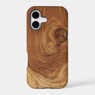 Wooden Rustic Teak Wood Texture Wood Grain Photo iPhone 17 Case