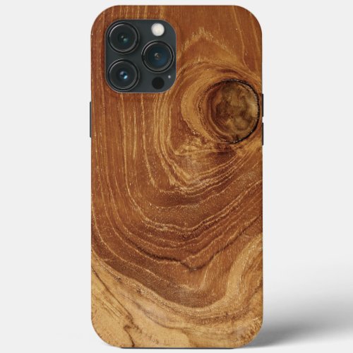 Wooden Rustic Teak Wood Texture Wood Grain Photo iPhone 13 Pro Max Case