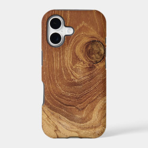 Wooden Rustic Teak Wood Texture Wood Grain Photo iPhone 17 Case
