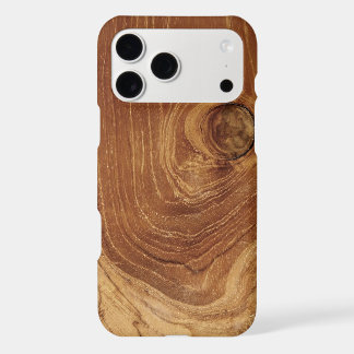 Wooden Rustic Teak Wood Texture Wood Grain Photo iPhone 17 Pro Max Case