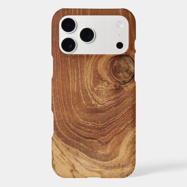 Wooden Rustic Teak Wood Texture Wood Grain Photo Case-Mate iPhone Case (Back)