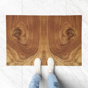 Wooden Rustic Teak Wood Texture Wood Grain Photo Doormat