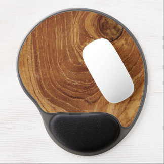 Wooden Rustic Teak Wood Texture Wood Grain Photo Gel Mouse Pad