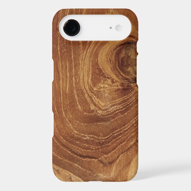 Wooden Rustic Teak Wood Texture Wood Grain Photo iPhone Case (Back)